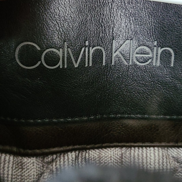 Calvin Klein Small Faux Leather Jacket - Picture 2 of 8